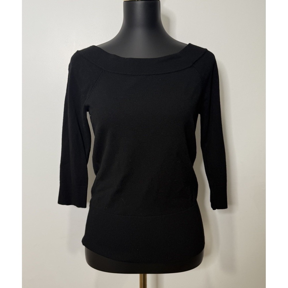 White House Black Market Women's Black  Top item in size S.
